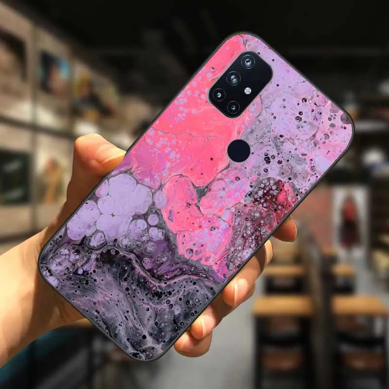 for oneplus nord n10 case silicone soft bumper tpu cover for one plus nord ce 5g n200 5g n10 protective phone cases marble free global shipping