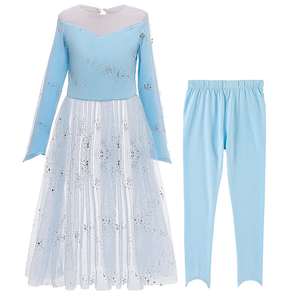 Модное милое детское платье принцессы для девочек костюмированной вечеринки