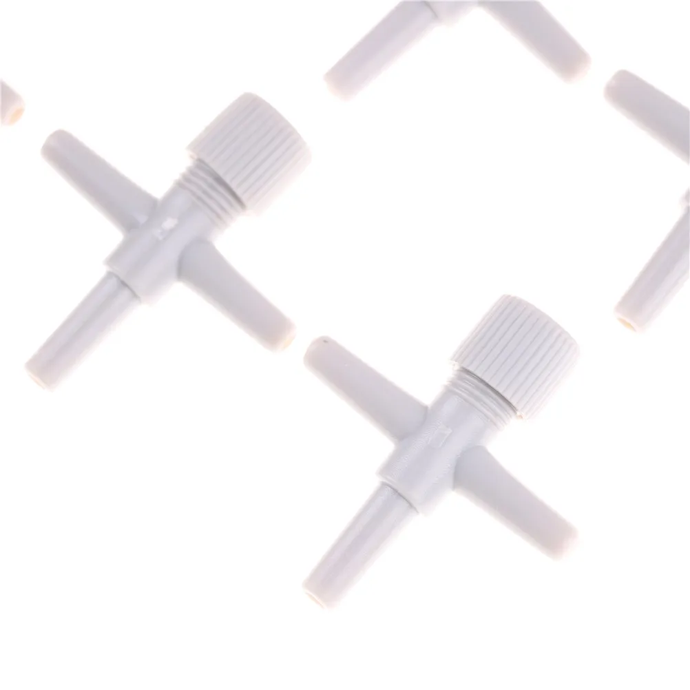 

3pcs Oxygen Pump Valve Tee Regulator Fish Tank Aquarium Adjustable Air Switch