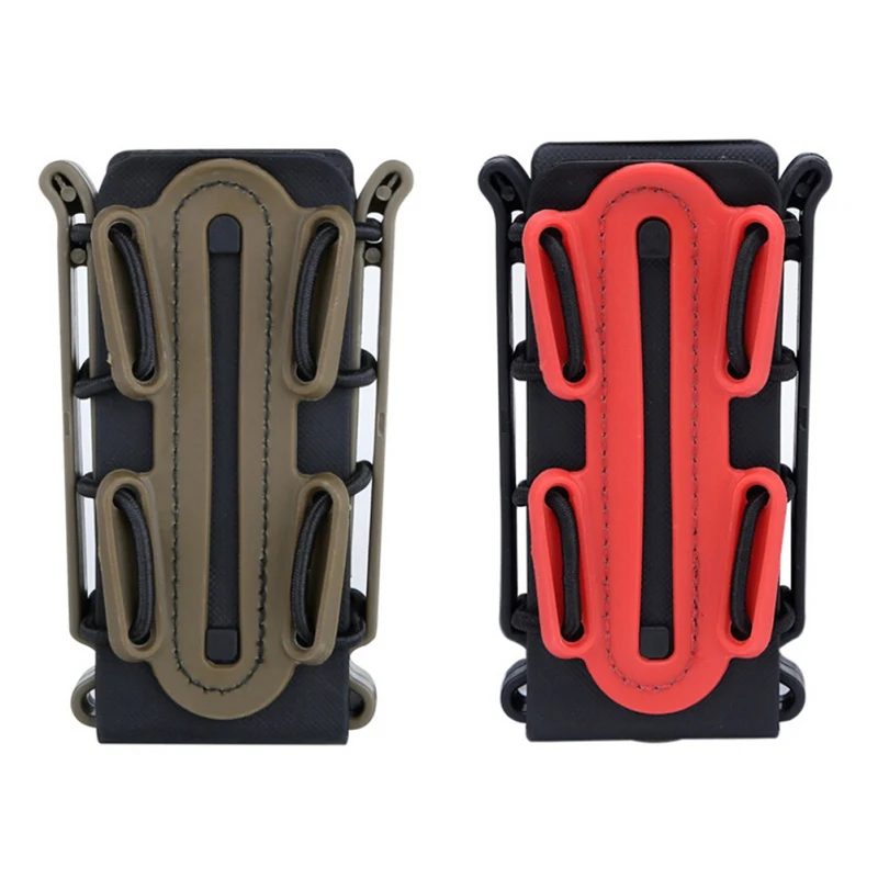 

9mm Airsoft Tactical Hunting Shooting Holster Magazine Pouch Rifle Mag Pouch Holder Soft Shell Mag Carrier Bag With Belt Clip