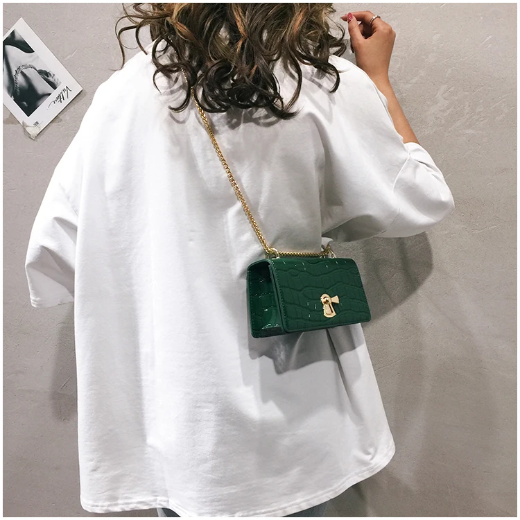 Модные женские Сумки из искусственной кожи с каменным узором сумка-мессенджер на