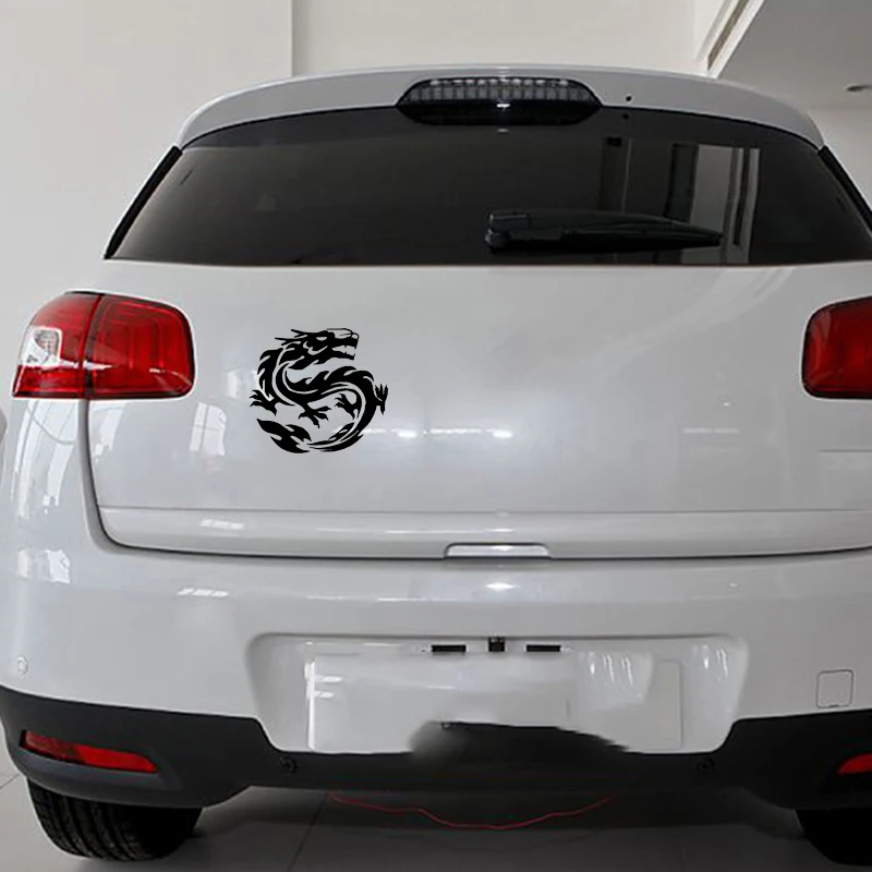 14*12 см Водонепроницаемая наклейка с драконом Тотем крутая графика Автомобильная