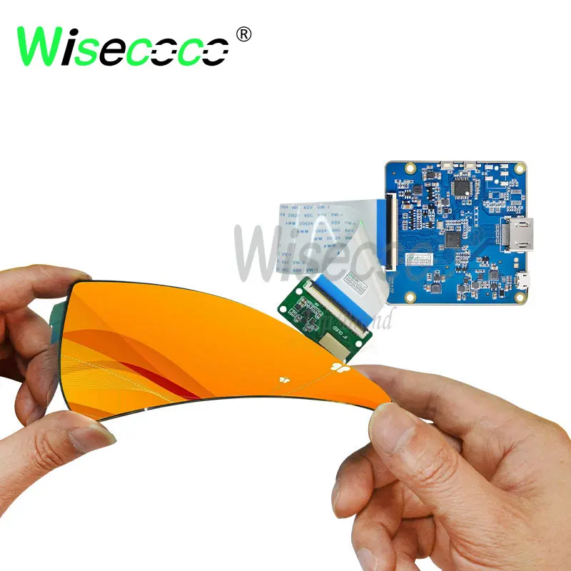 

6 дюймов 2160*1080 oled гибкий мягкий ips экран дисплей 390 нит высокая яркость с 60 контактами MIPI плата драйвера