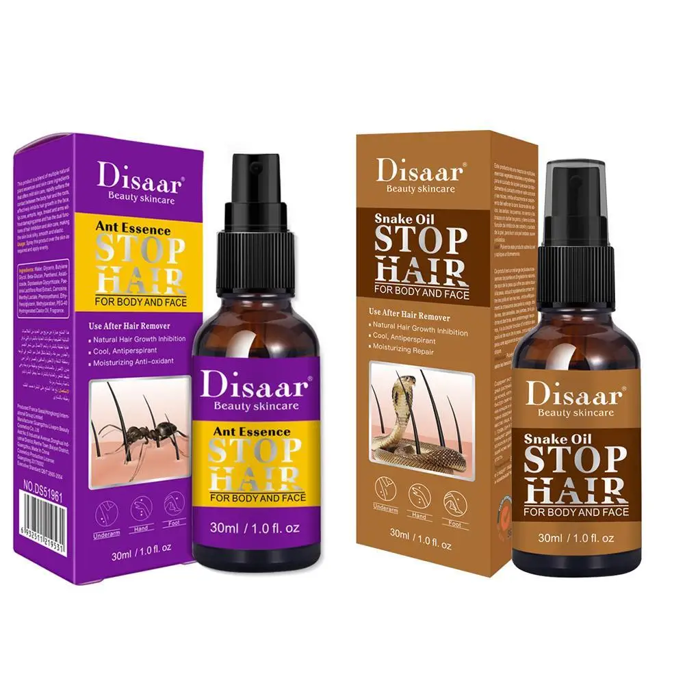 

30ml Permanent Painless Hair Removal Spray Growth Inhibitor Beard Bikini Intimate Legs Body Armpit Painless