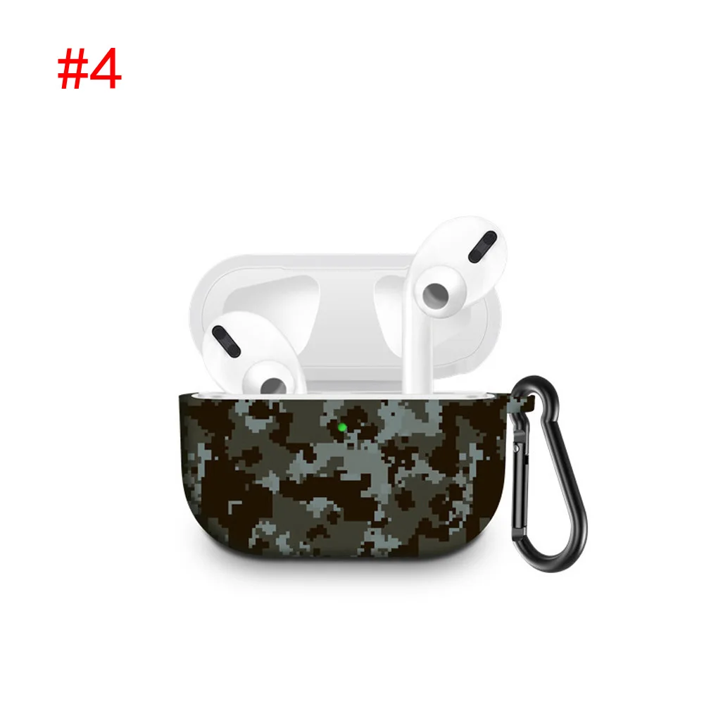 Многоцветный беспроводной чехол для наушников AirPods Pro силиконовый отличный Чехол