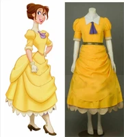 yellow dress prom dress role play dress customization