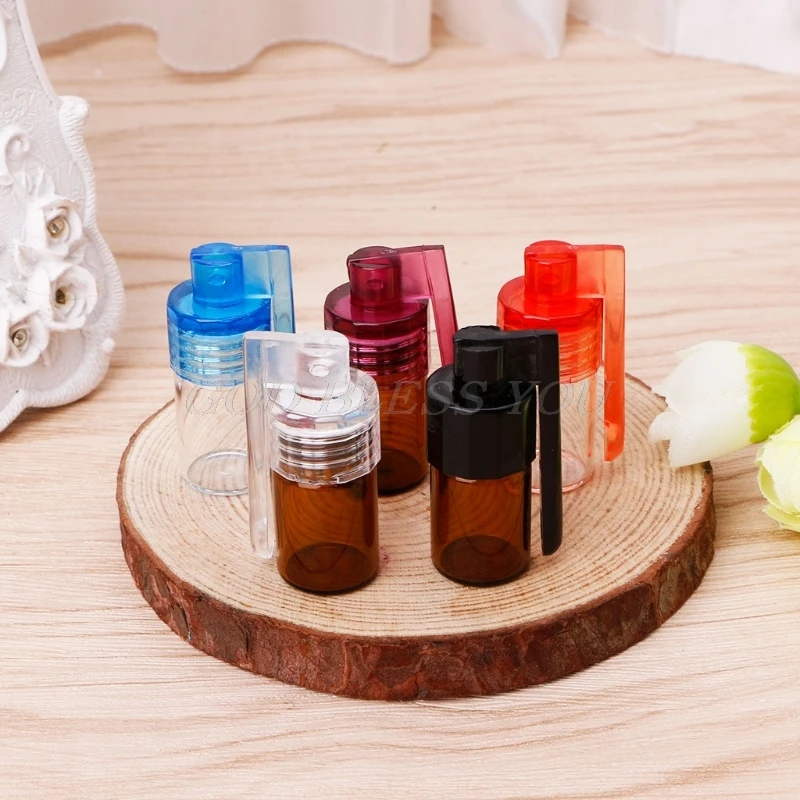 5 шт. 36 мм акриловый флакон небольшого размера стеклянный с ложкой Прямая