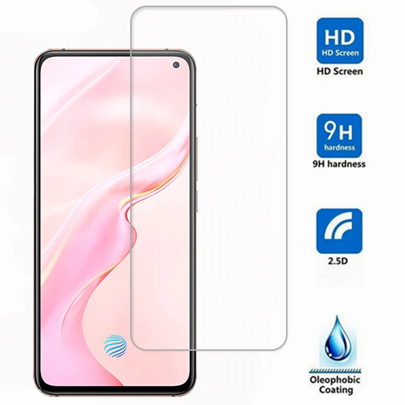 Protector de pantalla de vidrio templado para Vivo X30, pel&iacute;cula protectora endurecida, ultrafina, para X30 Pro HD, 2 uds.-1