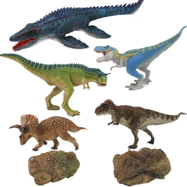 

New Style Model Ancient Oceans Dinosaur Mosasaurs Model Toy Cattle Ceratopsia T-Rex Model CHILDREN'S Toy Toy