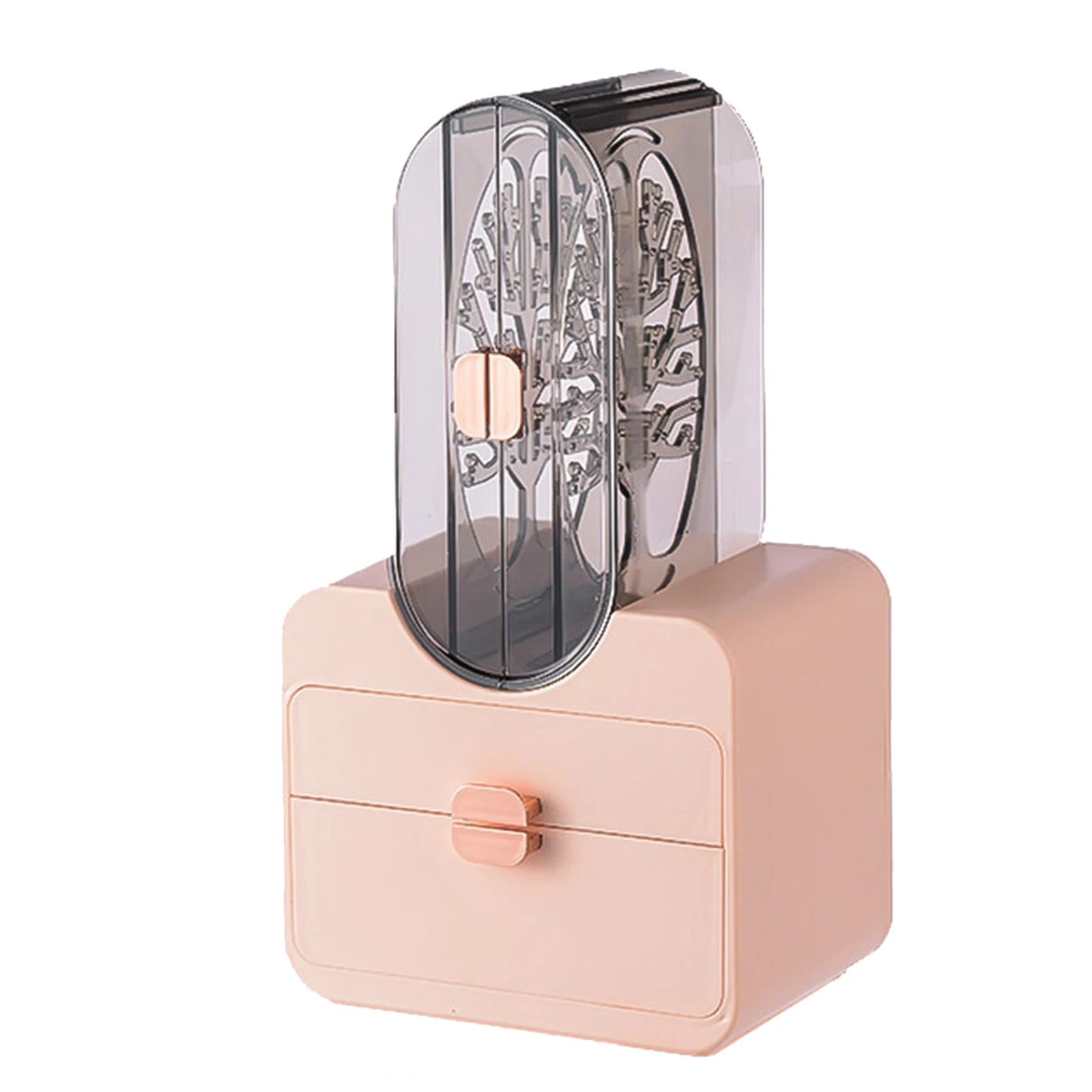 

Jewelry Storage Box Multifunctional Large Capacity Earrings Necklace Portable Jewelry Box Chinese Style Retro PLDI889