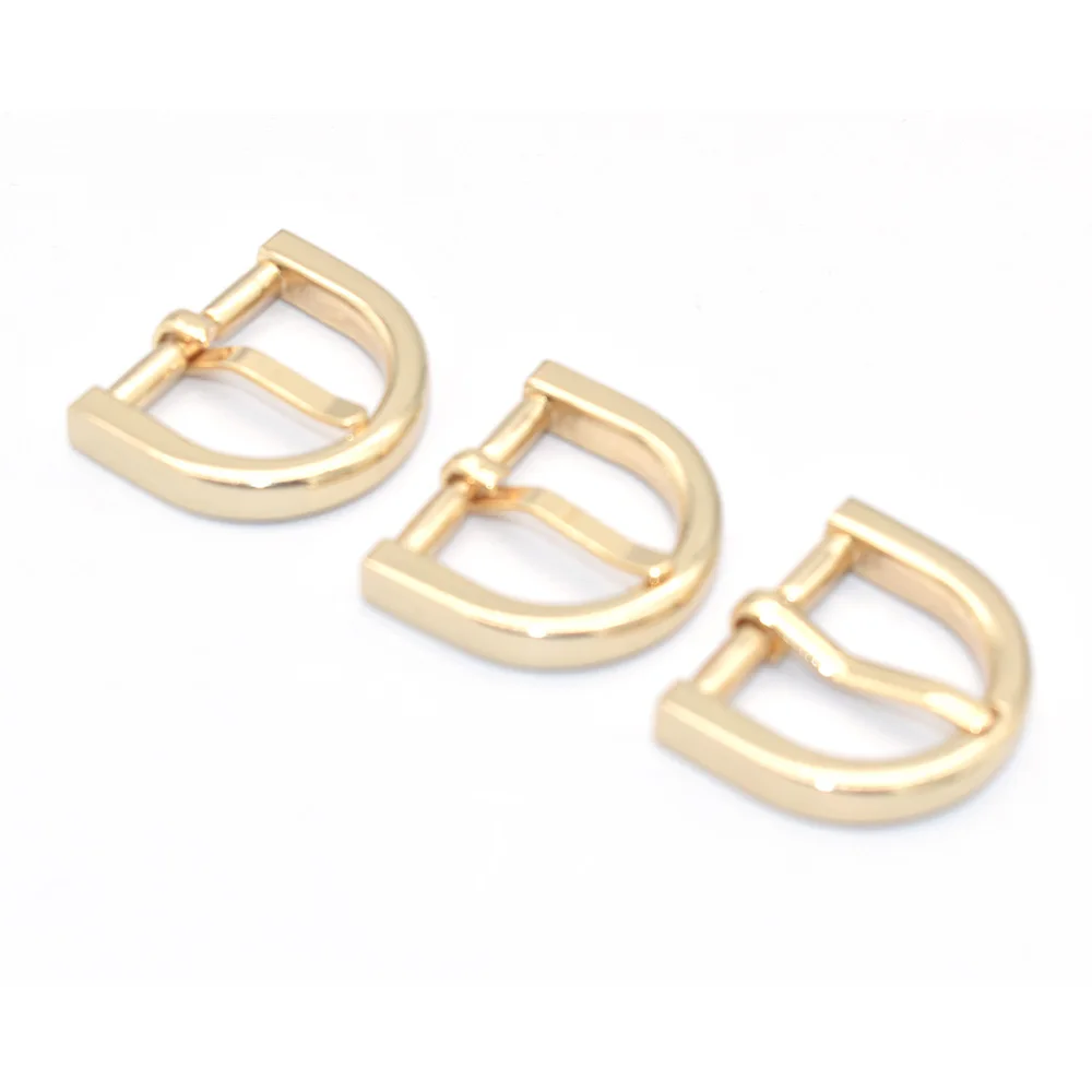 26 мм золото Регулировочная Пряжка скольжения пряжки кольцо в виде буквы D кожаный