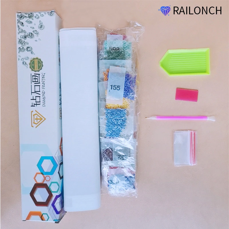 RAILONCH 5D алмазная картина полная дрель Вишневое дерево вышивка крестом DIY Алмазная