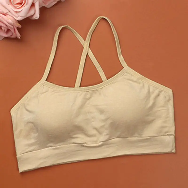 Для молодых девушек спортивный тренировочный бюстгальтер с подкладкой