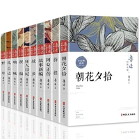 10 bookset the complete works of lu xun hesitated chao hua xi picking up the story of wild grass hometown crazy hot livros art
