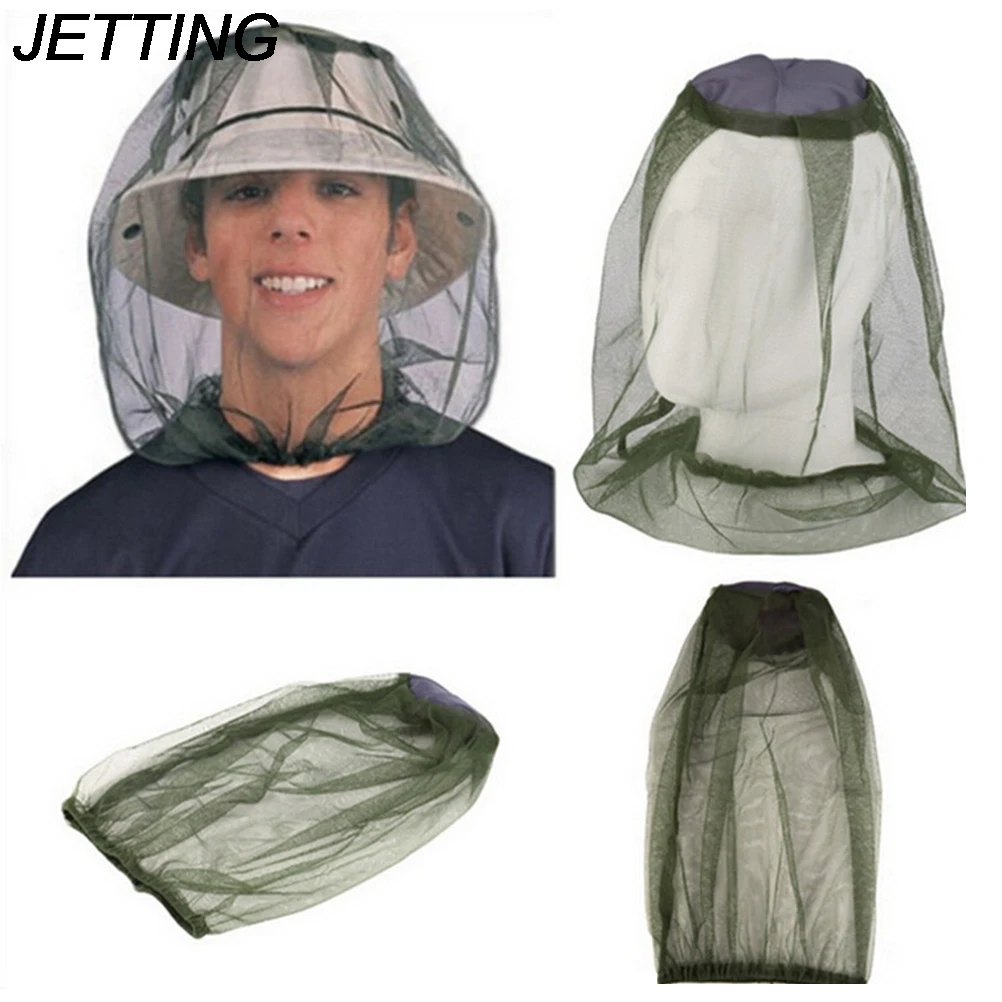 

HOT 45*33cm Hunting Outdoor Insect Mosquito Net Mesh Face Fishing Camping Hat Protector Cap