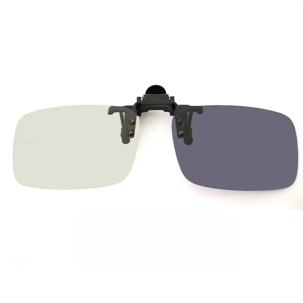 Фотохромные поляризационные очки без оправы на защелке солнцезащитные с