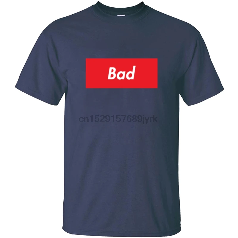 Футболка с логотипом Bad Red Box по индивидуальному заказу Мужская комическая