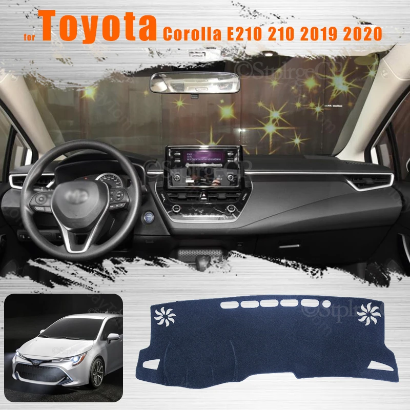 

for Toyota Corolla E210 210 2019 2020 Console Dashboard Suede Mat Protector Sunshield Cover