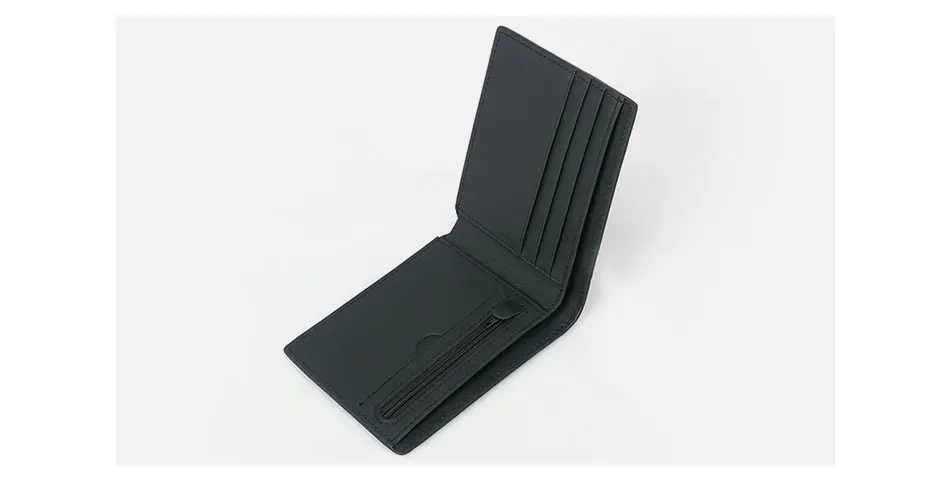 Держатель для карт из углеродного волокна, кошельки, мужской бренд, Rfid, черный, волшебный, тройной, кожаный, тонкий, мини кошелек, маленькая сумка для денег, мужской кошелек, валлет