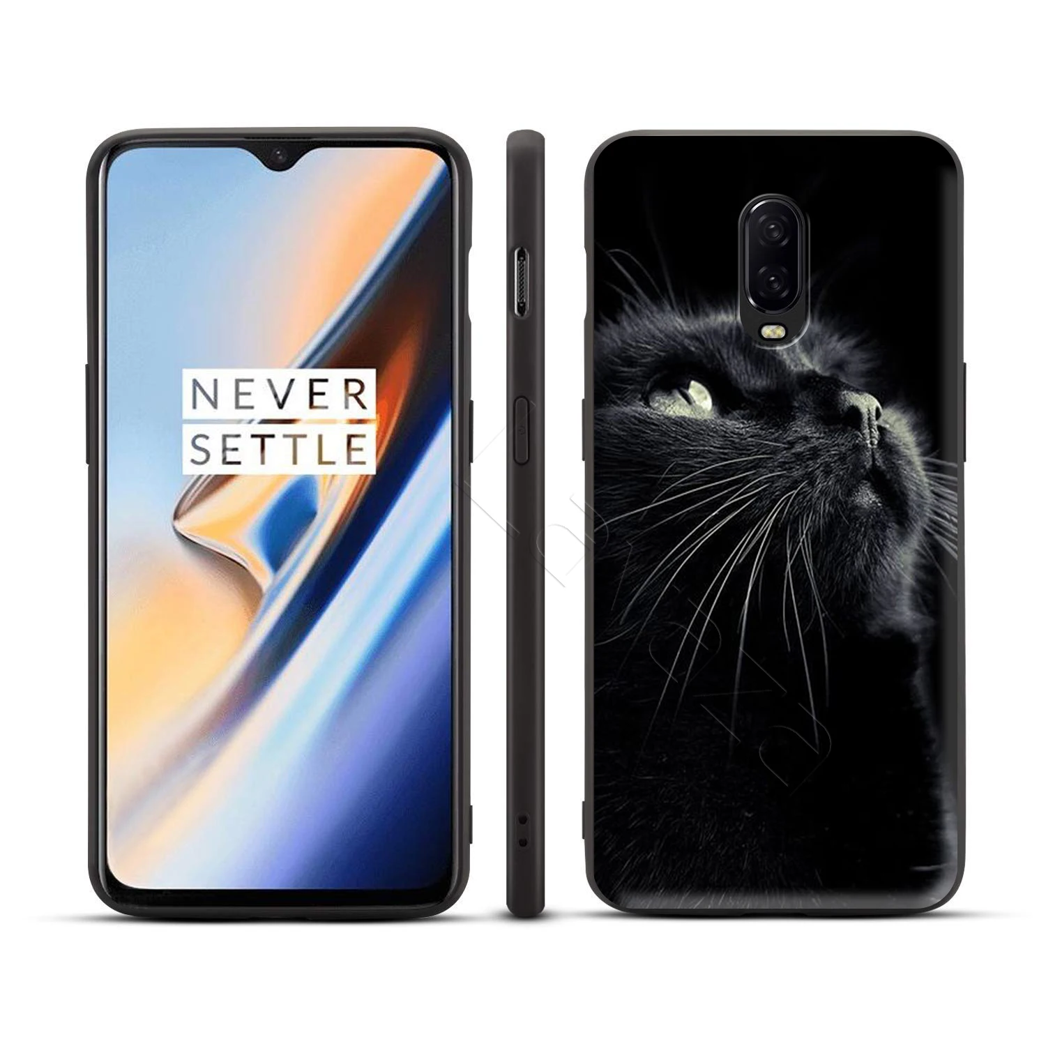 Силиконовый чехол Lavaza с черными кошачьими зелеными глазами для Oneplus 7 Pro 6 6t 5
