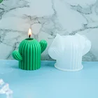 Симпатичная форма в виде кактуса и свечи, силиконовая форма, Женский комплект для ручной работы, форма для мыла, подарки сделай сам, украшение для дома