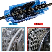 portable bicycle chain cleaner bike brushes scrubber wash tool mountain cycling cleaning kit wash tool set bicycle repair tools