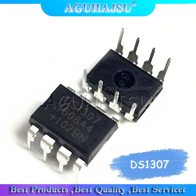 Фото 10 шт. DS1307 DIP8 DS1307N DIP новый и оригинальный IC|clock 13| |