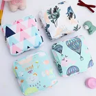 Сумка для хранения гигиенических салфеток, портативная женская водонепроницаемая хлопковая сумка для хранения полотенец для менструаций