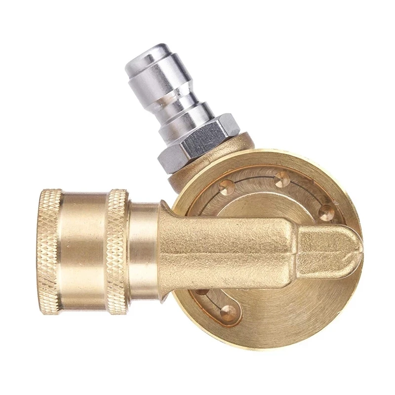 Power Pressure Washer Spray Nozzle Tips And Quick Connect Pivot Adapter Coupler 220 Degrees With 7 Rotation Angles |