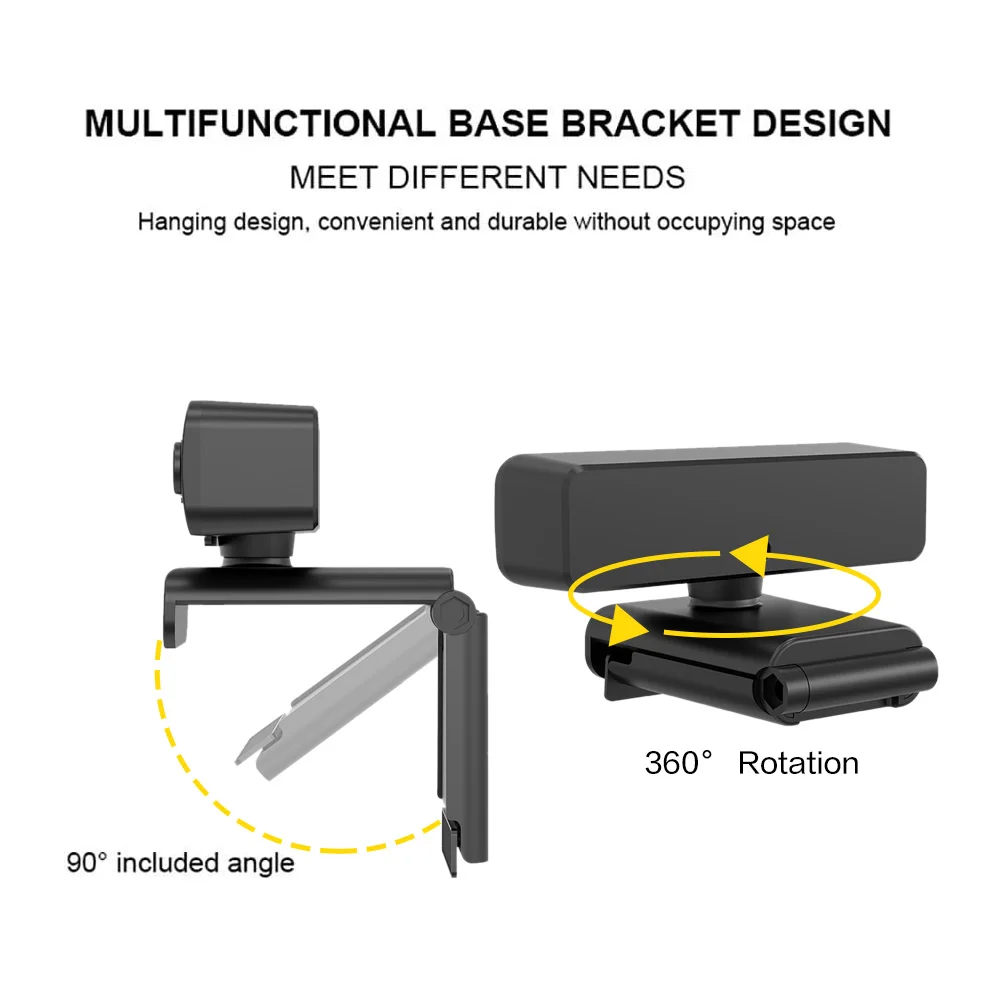 Full HD 1080P широкоугольная USB веб-камера с микрофоном анти-Подглядывание автофокус