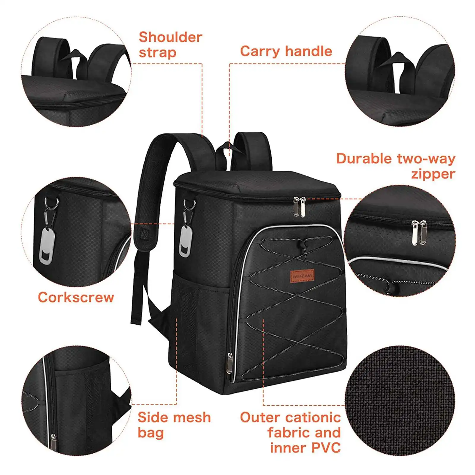 28l soft beer cooler bag 35 cans leakproof cooler backpack 600d oxford waterproof picnic thermal insulated bag food container free global shipping