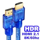 HDMI-compatible2.1-кабель 8K @ 60 Гц 4K @ 120 Гц 3D Высокоскоростной 48 Гбитс или HDR PS4 сплиттер Переключатель удлинитель видео 8K