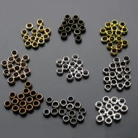 300pcslot jewelry findings diy stopper spacer beads copper ball crimp end beads for jewelry making necklace bracelet supplies