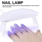 Миниатюрная Сушилка для ногтей с usb, 6 Вт, портативная УФ-лампа для маникюра с 3 светодиодами, лампа для ногтей с USB-кабелем для домашнего использования, маленькая настольная Сушилка для ногтей