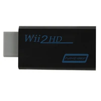 full hd 1080p wii to hdmi compatible converter adapter wii2hdmi compatible 3 5mm audio for pc hdtv monitor display