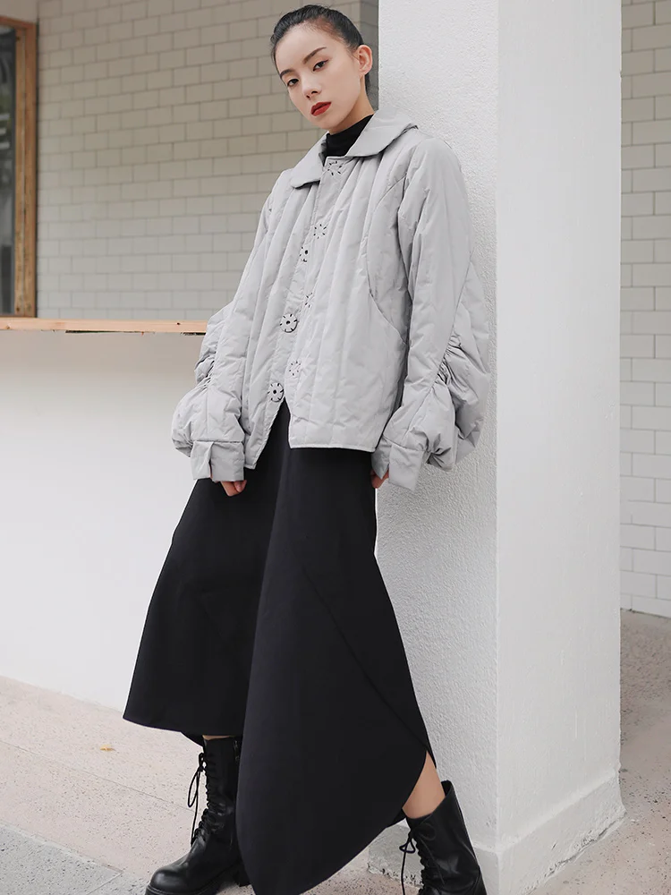 Женская зимняя куртка в стиле ретро Cakucool тонкий пуховик с 90% белым утиным