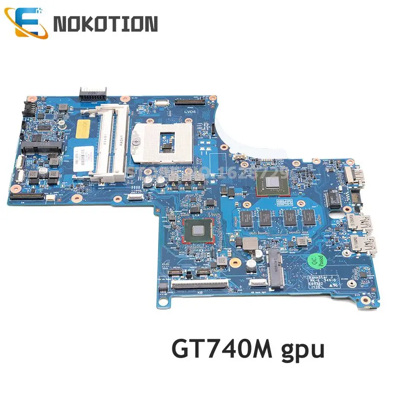 NOKOTION 746451-501 746451-001 720266-501 720266-001 материнская плата для ноутбука hp envy 17 17-J GT740M 6050A2549801-MB-A02 материнская плата
