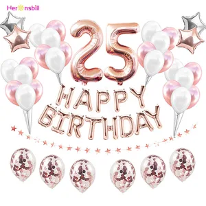 Надувные шары латексные, под розовое золото, 52, 52, для мужчин и женщин, 38 шт.