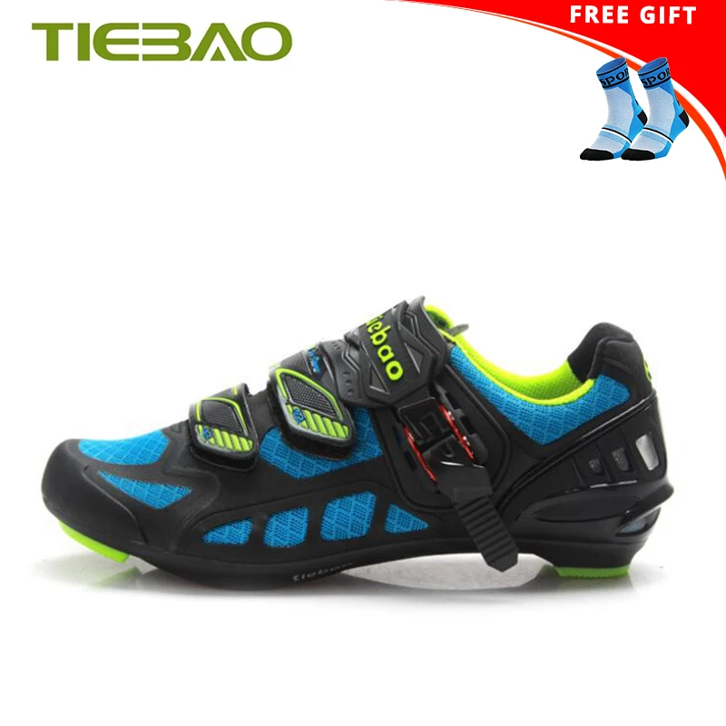 socks for 1502 B Tiebao sapatilha ciclismo, мужская и женская обувь с дышащей сеткой, обувь для езды на велосипеде, SPD-SL, кроссовки суперзвезды, дорожные, sapato ciclismo - Цвет: socks for 1502 B