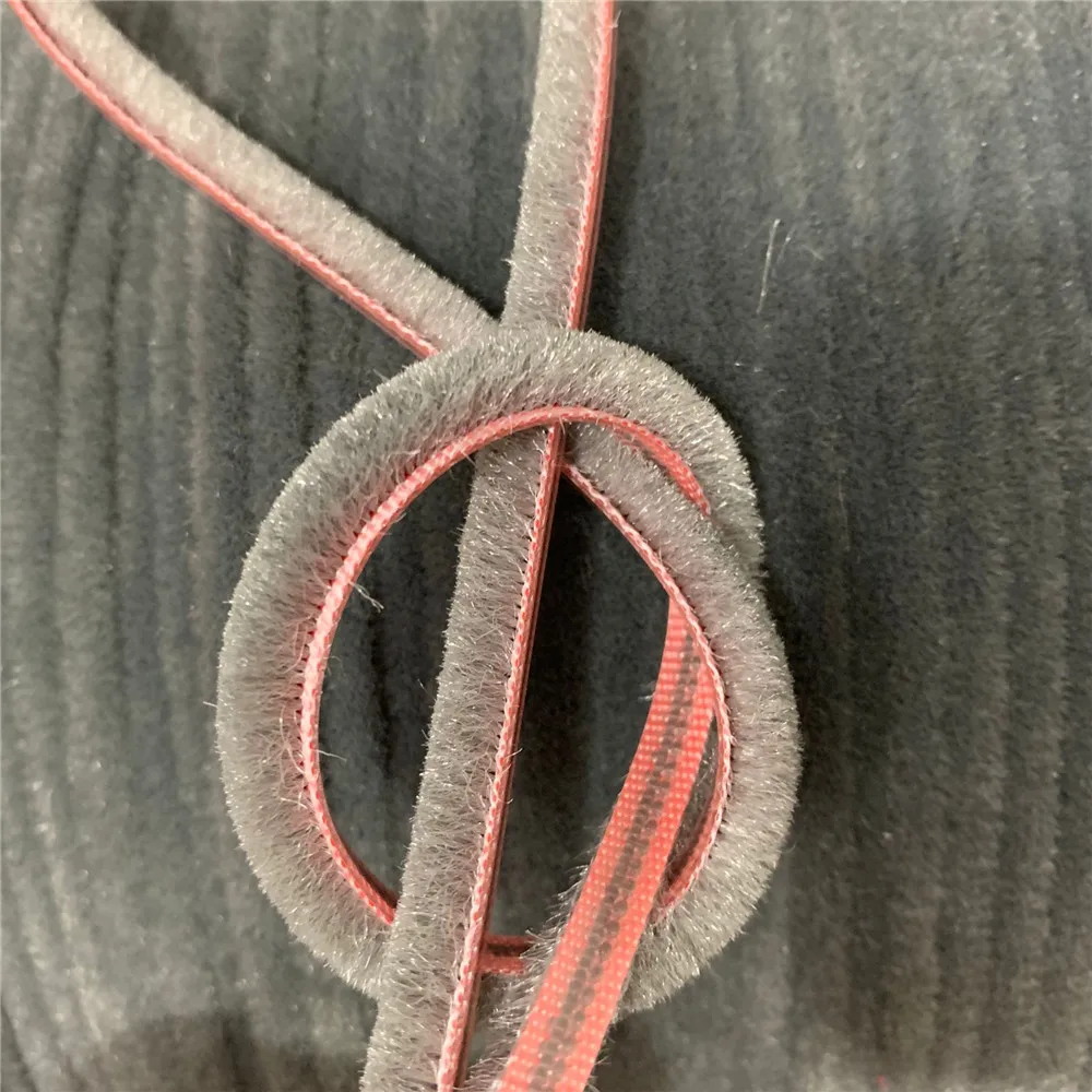 Алюминиевые Уплотнители для дверей и окон Шерстяной Ворс уплотнитель створки