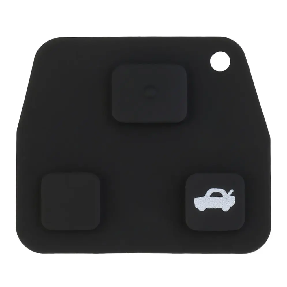 

1pc Replacement 3 Button Rubber Remote Key Push Pad for Toyota/Avensis/Corolla/Lexus/Rav4 3 Button Remote Key Fob Free Shipping