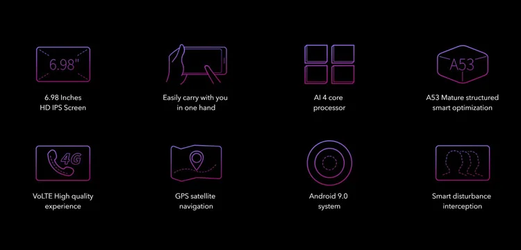 ALLDOCUBE iPlay 7T 4G LTE детский планшет 6,9" HD iPS Android 9,0 планшеты 16 Гб rom Dual Ai 4 ядра Smart Gps