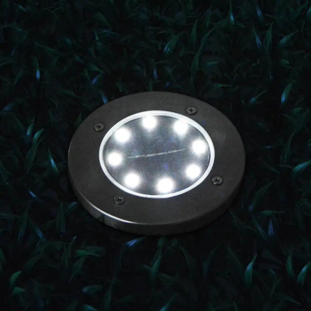 Подземный светильник светодиодный на солнечной батарее с ночным датчиком