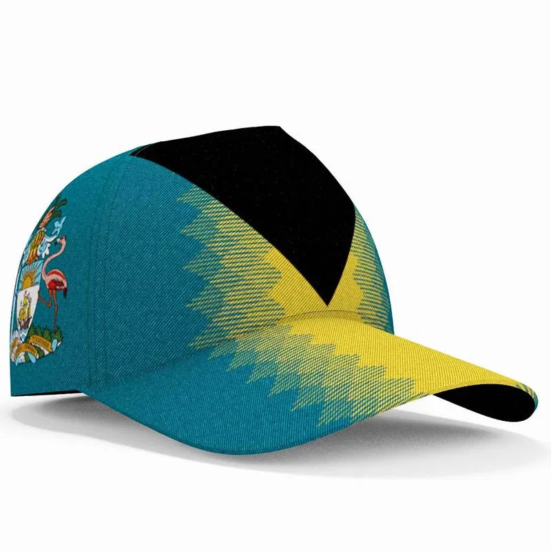 Gorra de béisbol con nombre personalizado en 3d, gorra de béisbol con nombre personalizado, logotipo de equipo de viaje, Bhs, sombrero, camisetas Bs, Country Nation, Bandera de Bahamian, equipo de pesca artesanal