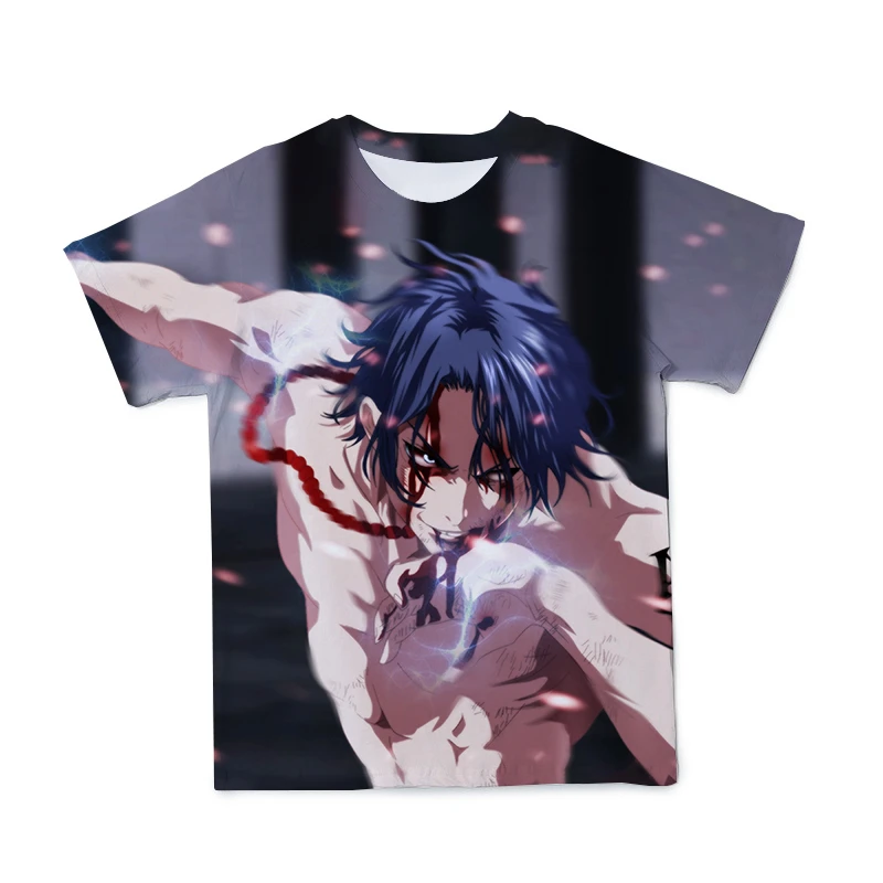 

Children's children's clothing boys and girls 3D printed T-shirt Anime Passion e casual T-shirt loose short sleeve 2021 new