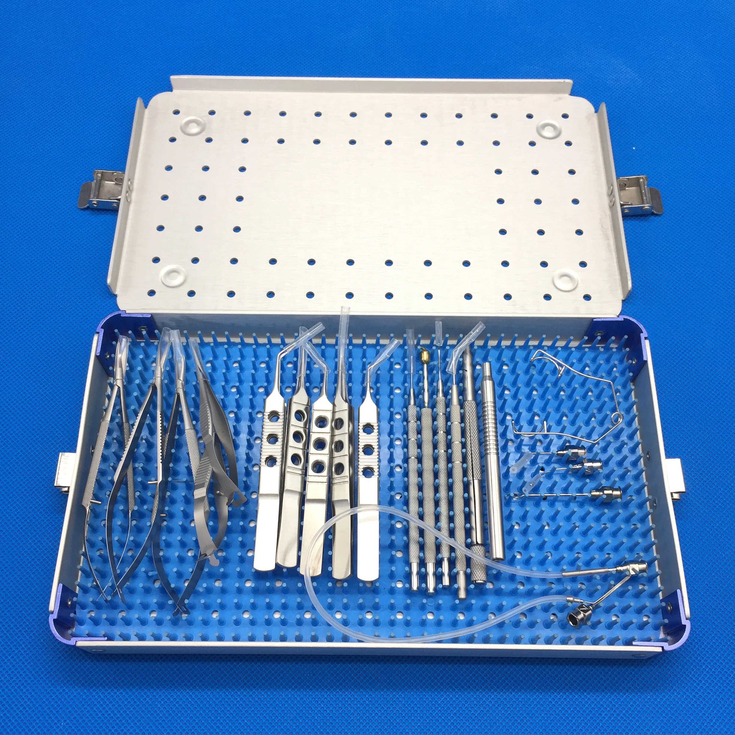 

1 комплект, инструменты для офтальмологии, катаракты, микрохирургии глаз, хирургические инструменты с футляром