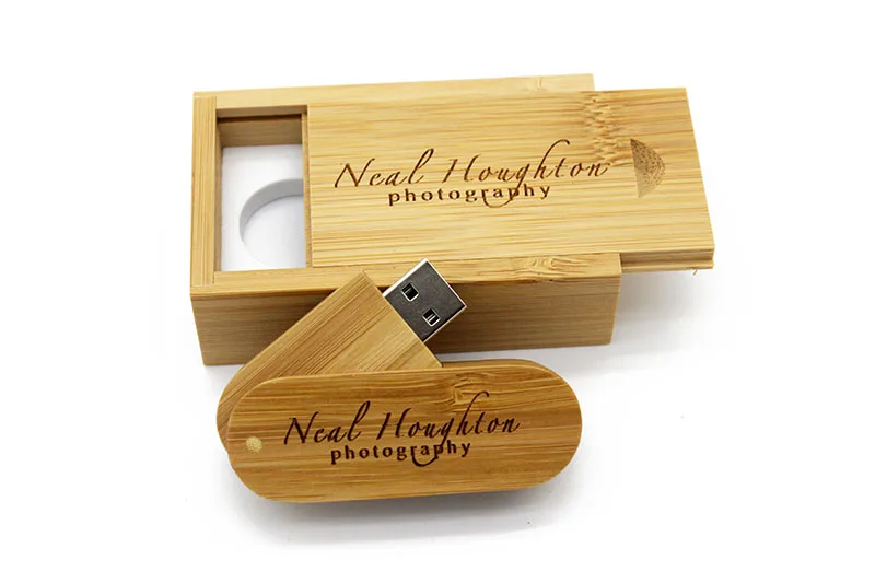 JASTER USB 3,0 логотип на заказ вращающийся деревянный usb+ коробка USB флэш-накопитель 4 Гб 16 г 32 Гб 64 г карта памяти для фотосъемки свадьбы