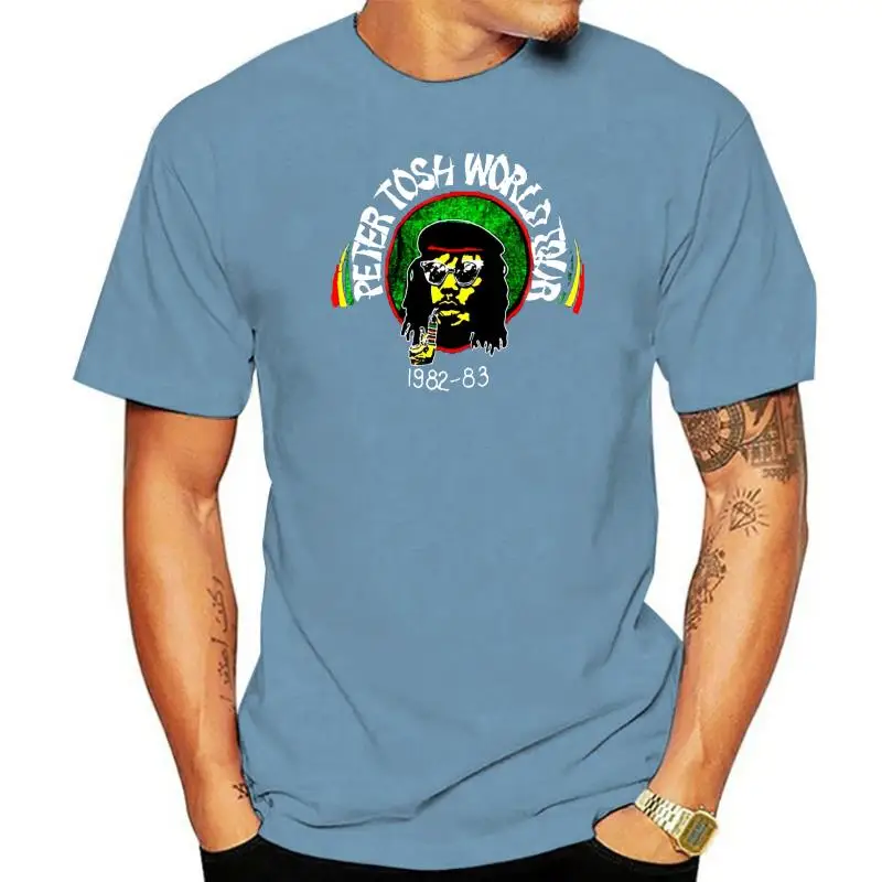 

VINTAGE 1981 PETER TOSH 80s reggae concert tour T shirt USA size S-4XL