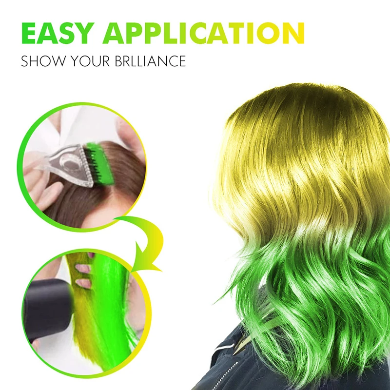 Термохромная меняющая цвет краска чудо-краска для волос Русалка серых крем с