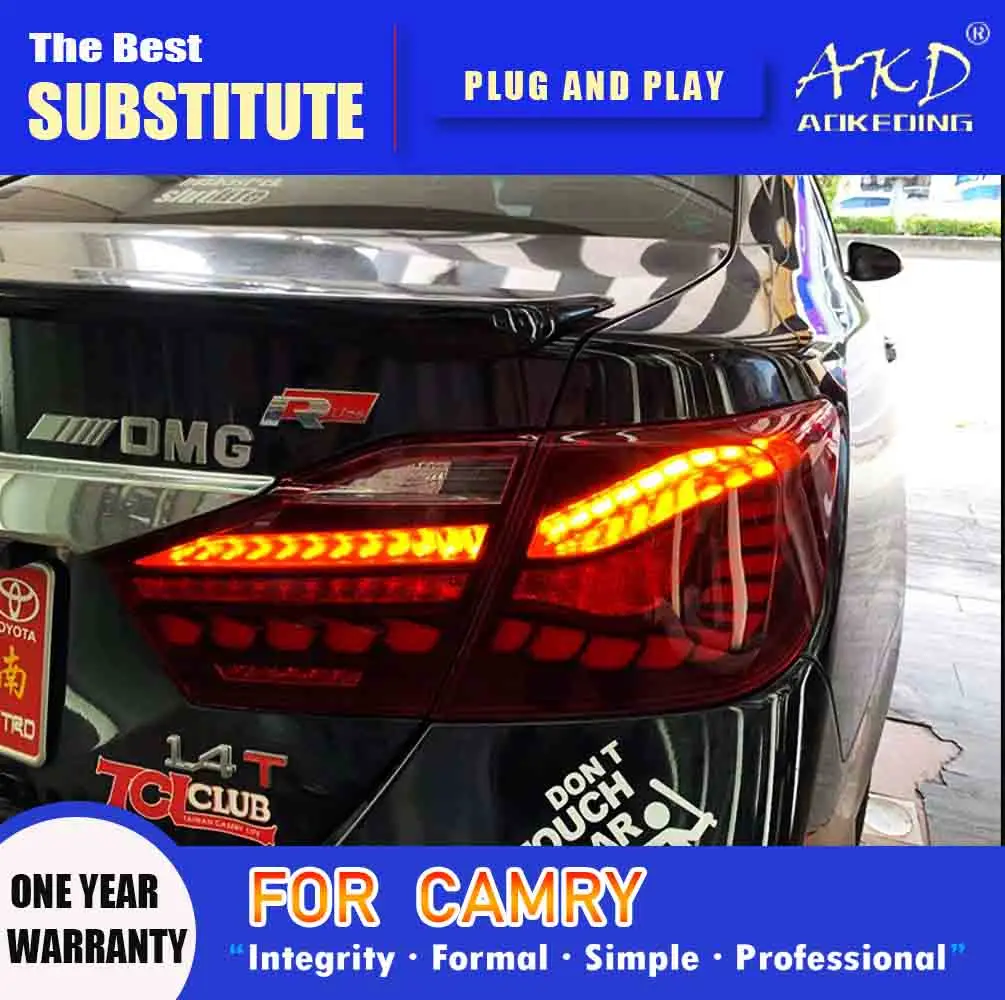 Задний фонарь AKD для Toyota Camry светодиодный задсветильник 2012-2014 задние